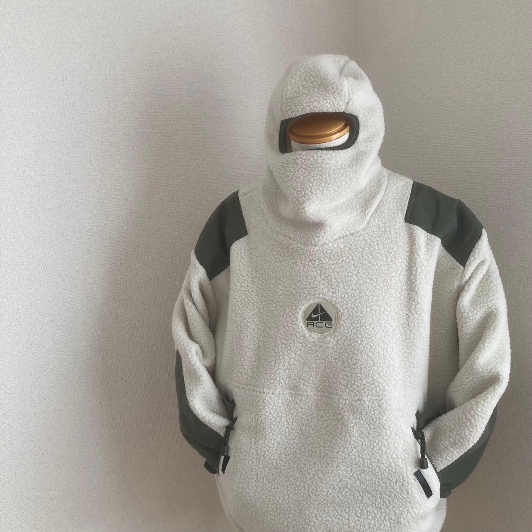 NIKE ACG USA製 バラクラバ パーカー ホワイト - メルカリ