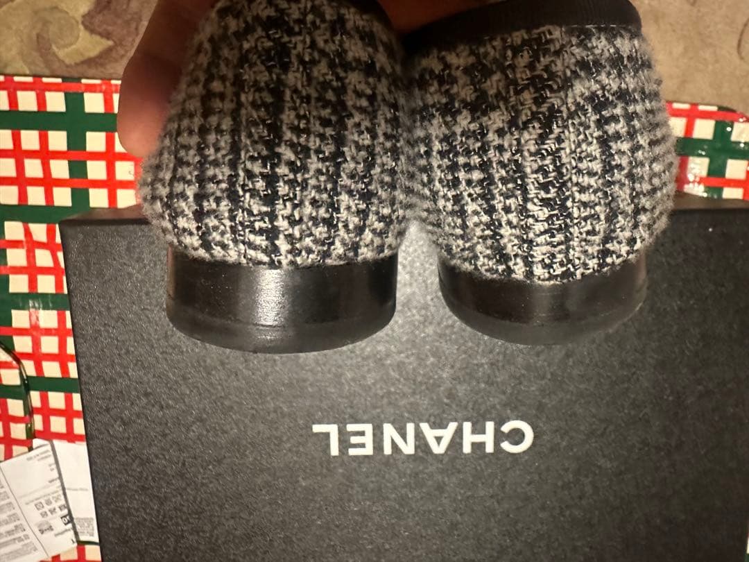 金曜日まで限定 値下げ CHANEL ツイード バレリーナ 36.5 シャネル