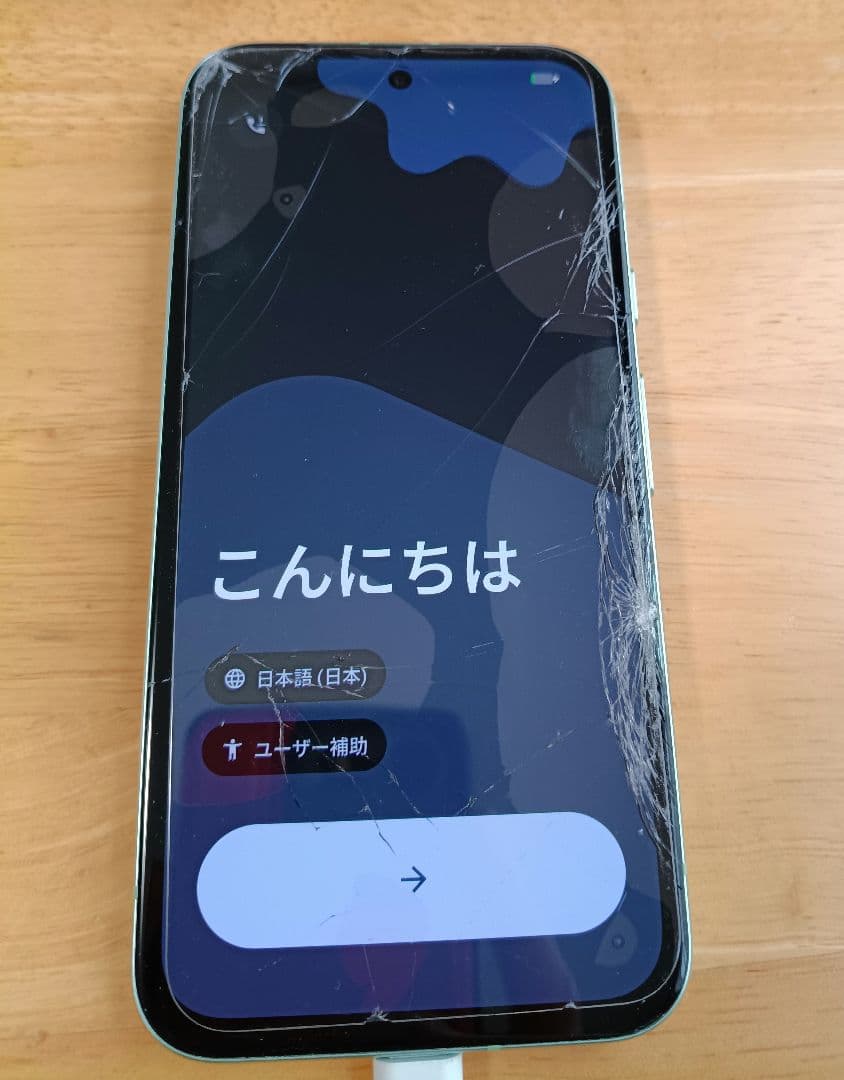 Google Pixel 8a アロエ 画面割れ ジャンク - メルカリ