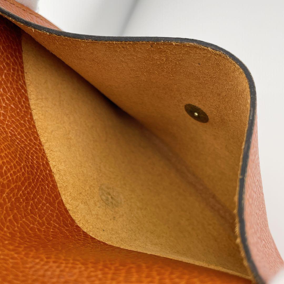 Delvaux デルヴォー キャメル ウォレット レザーポーチ - メルカリ