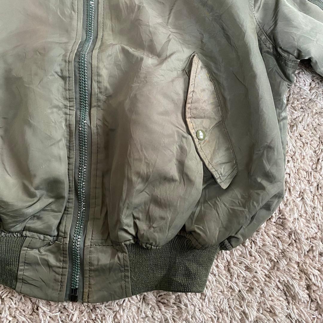 ALPHA 90s USA製 リバーシブル フライトジャケット カーキ M - メルカリ