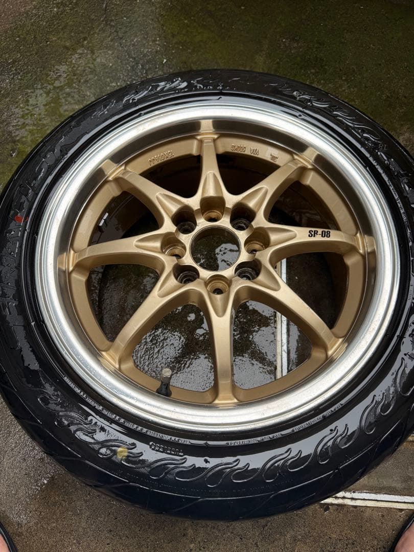 RAYS VOLK RACING SR-08 4本 15×6.5J +38