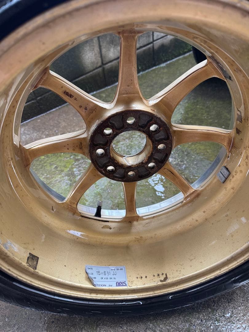 RAYS VOLK RACING SR-08 4本 15×6.5J +38