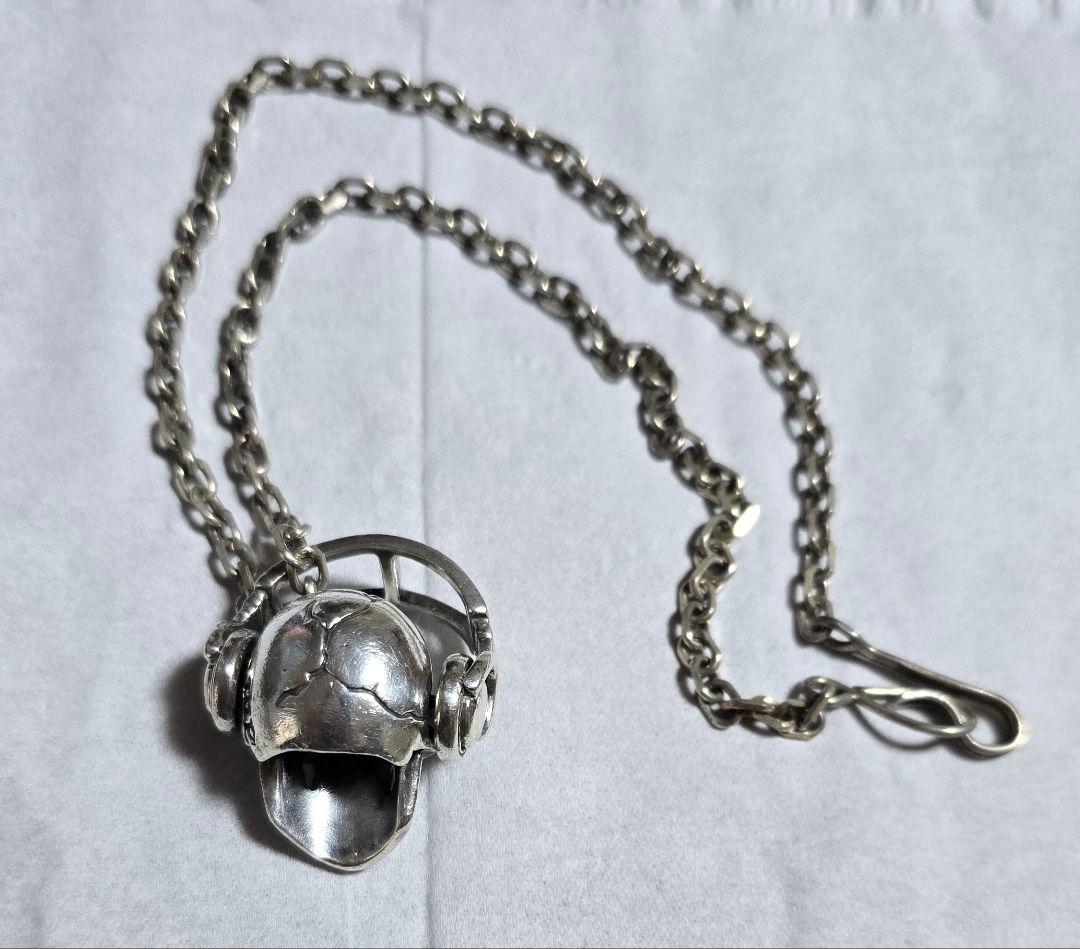 GUILLAUME P-017 ヘッドホンスカルネックレス ギローム - メルカリ