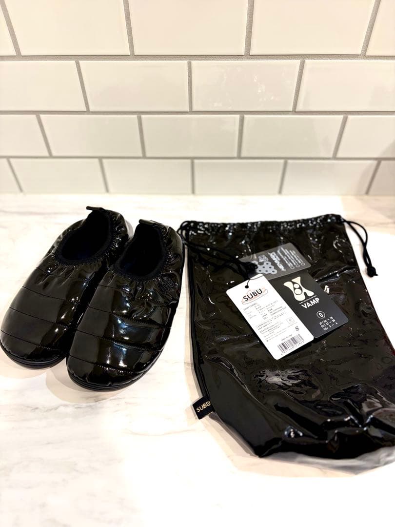 SUBU ブラック サンダル 収納袋付き 新品未使用 - メルカリ