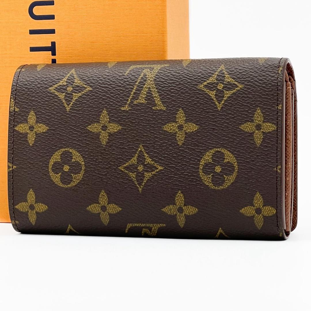 美品 カード入れあり】ヴィトン モノグラム ポルトモネ ビエ