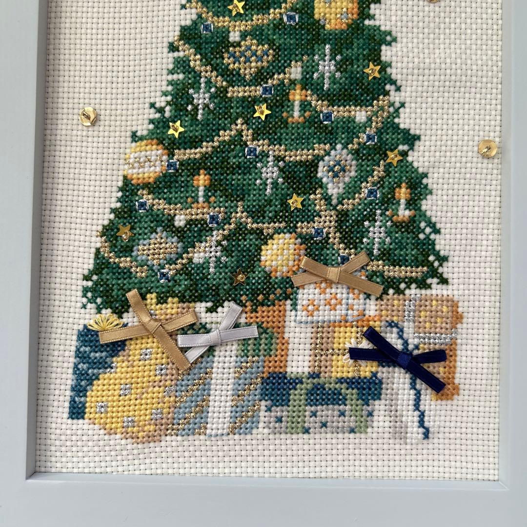 ホビーラホビーレクロスステッチ ノエルツリー(完成品、フレーム付