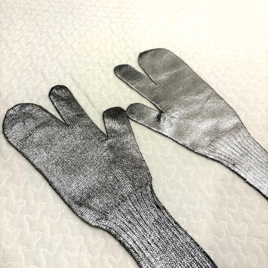 ☆新品☆MM6 マルジェラ 18AW アームカバー メタリックシルバー - メルカリ