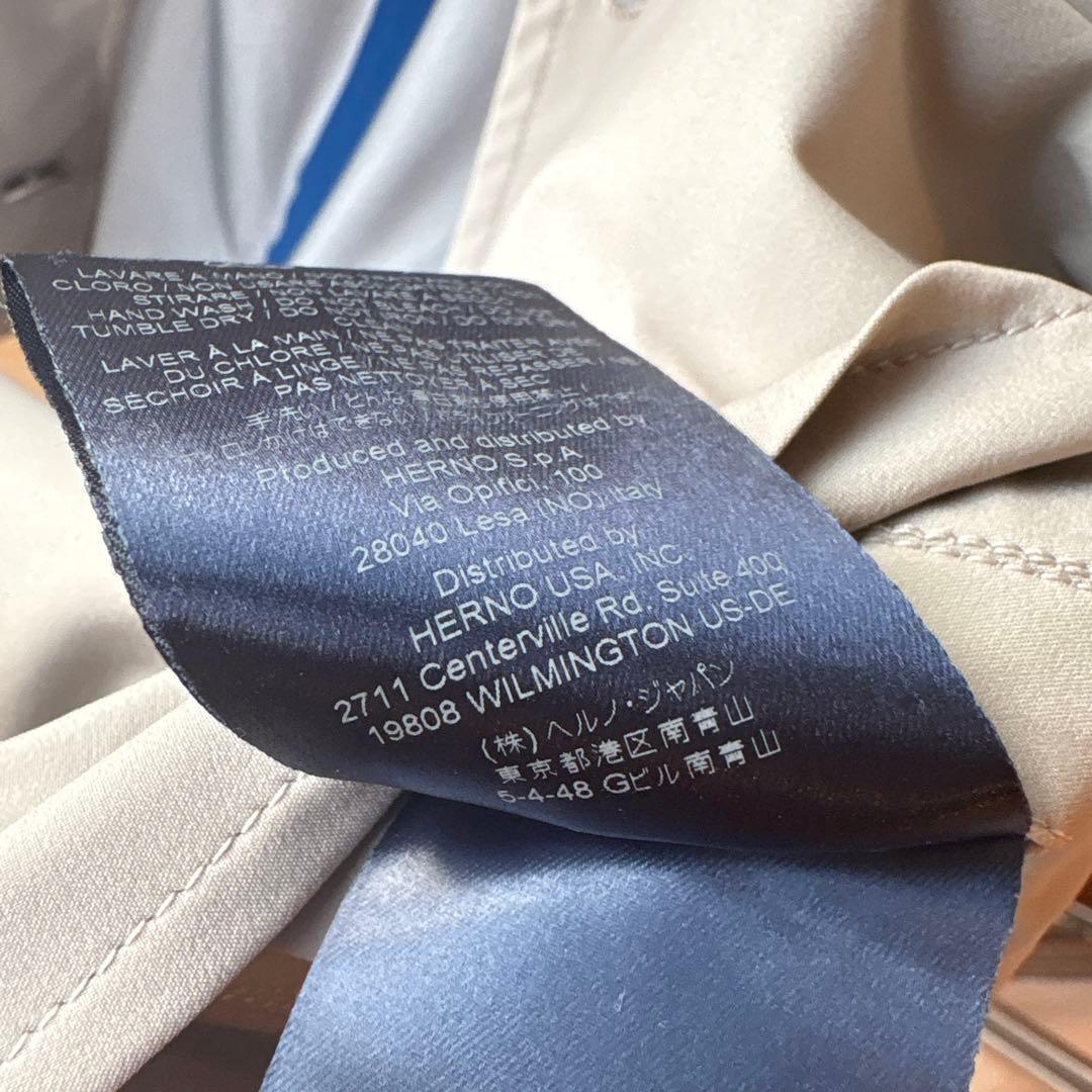 HERNO(ヘルノ) のナイロンステンカラーコート 50サイズ - メルカリ