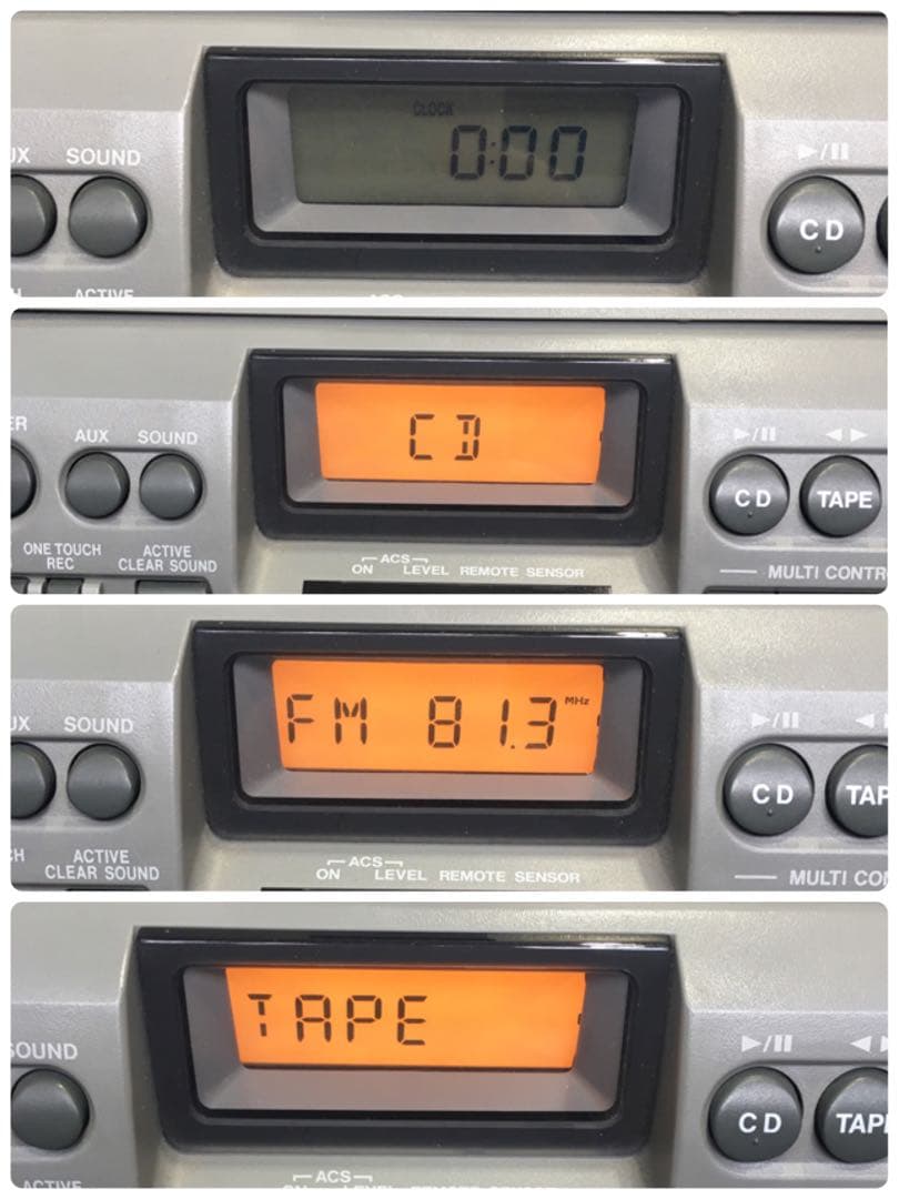 Victorビクター CDラジカセ JVC RV-X70 ドラムカン リモコン付 - メルカリ