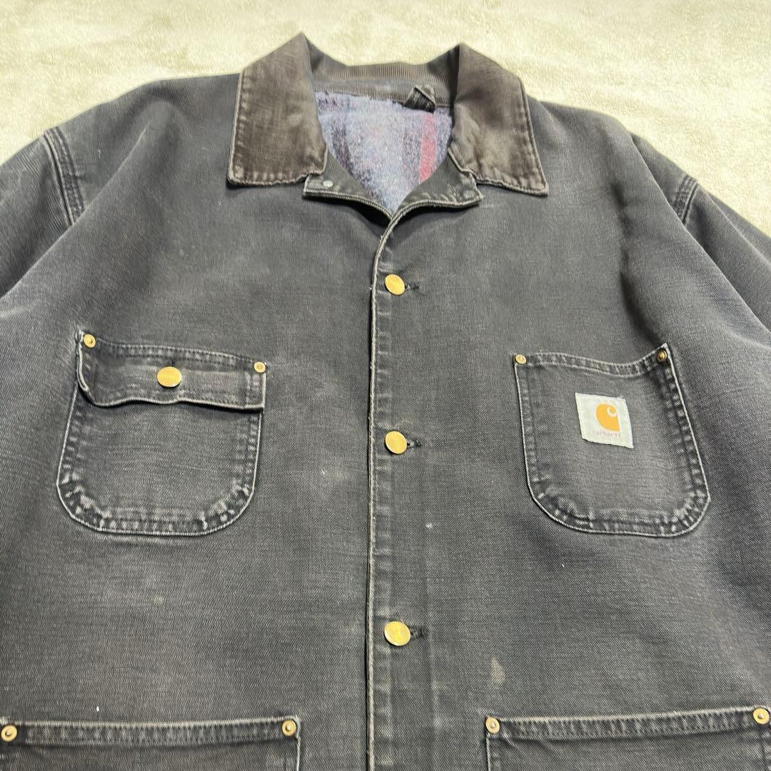 90s カーハート carhertt チョアコート ブラック usa製 - メルカリ