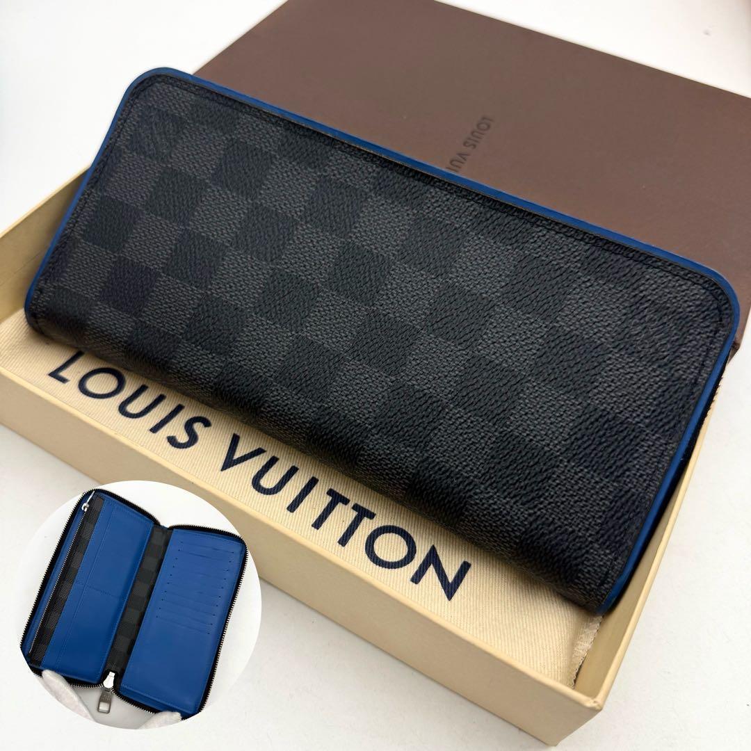 極上美品】ルイヴィトン ダミエ グラフィット ヴェルティカル 長財布