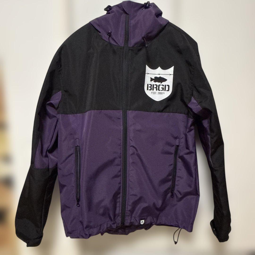 BRGD バスブリゲード　フィッシングジャケット 紫/黒 バスブリゲード BRGD BB フーディジャケット RTHJ-A80 - 【バス