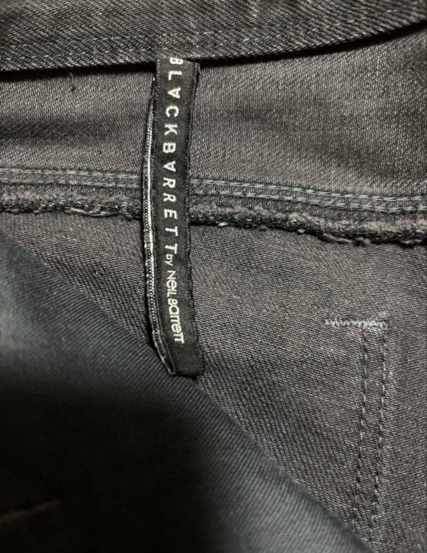 Neil Barrett BLACKBARRETT コーティングデニム ブラック - メルカリ