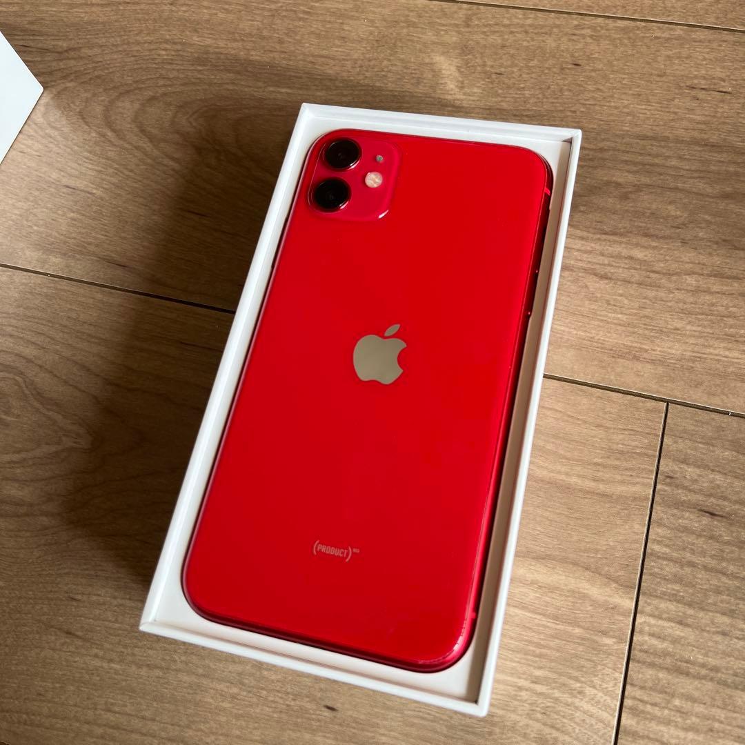 iPhone11 64GB RED ジャンク 本体 - メルカリ