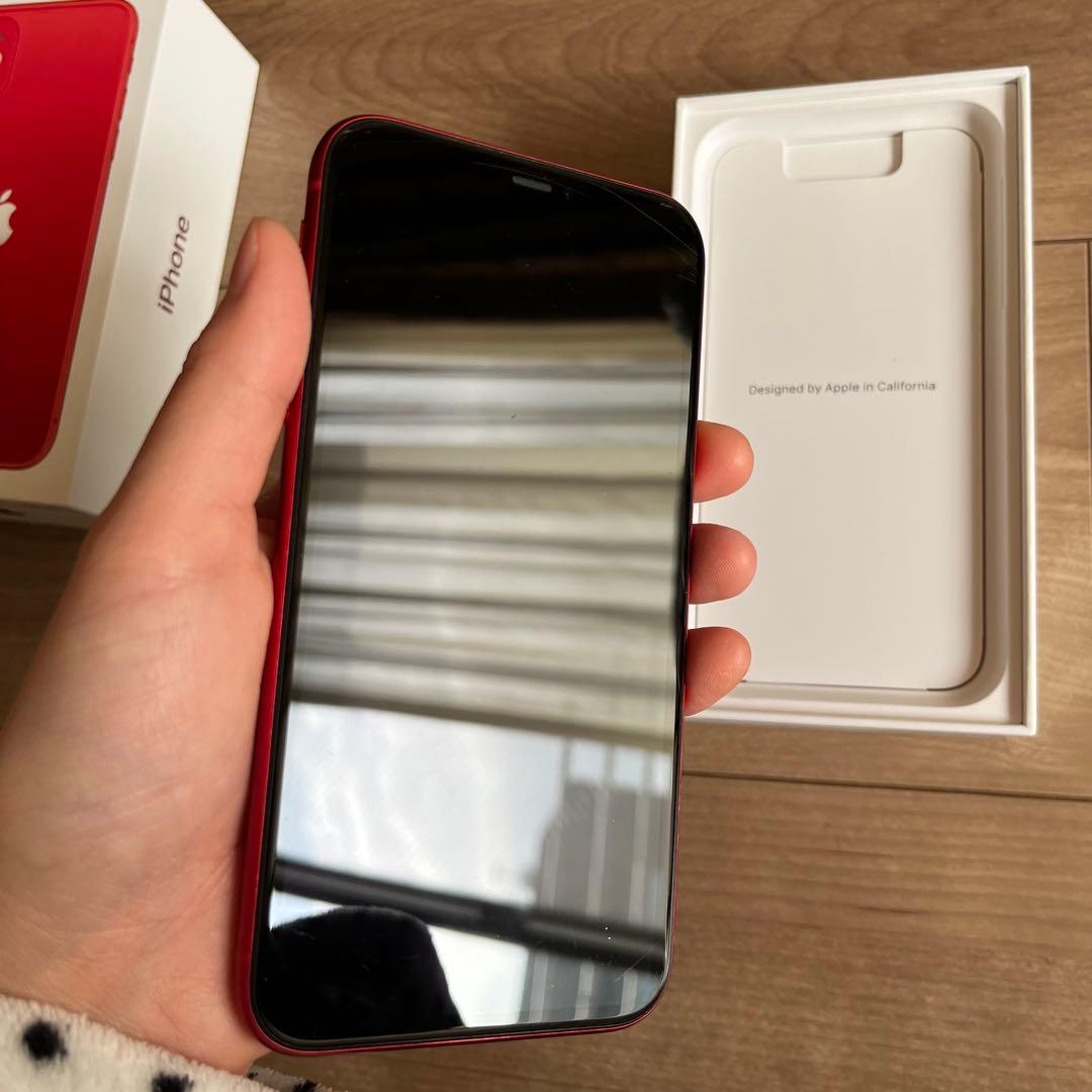 iPhone11 64GB RED ジャンク 本体 - メルカリ