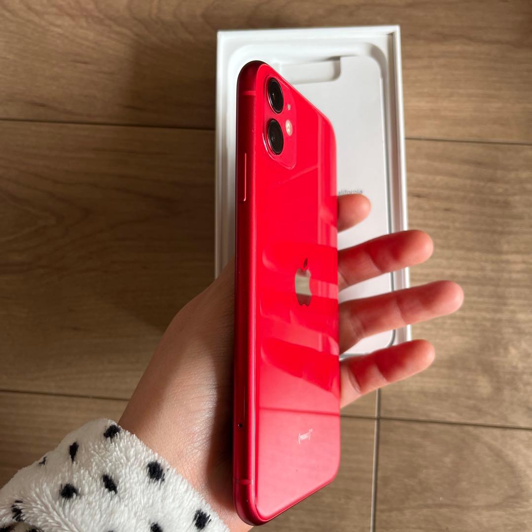 iPhone11 64GB RED ジャンク 本体 - メルカリ