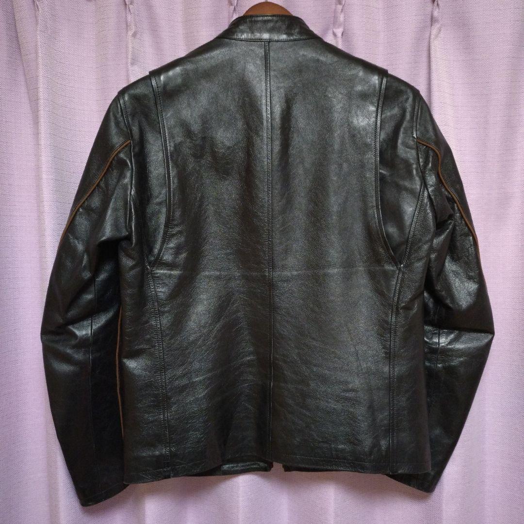 ハロルズギア ホースハイド シングルライダースジャケット - メルカリ