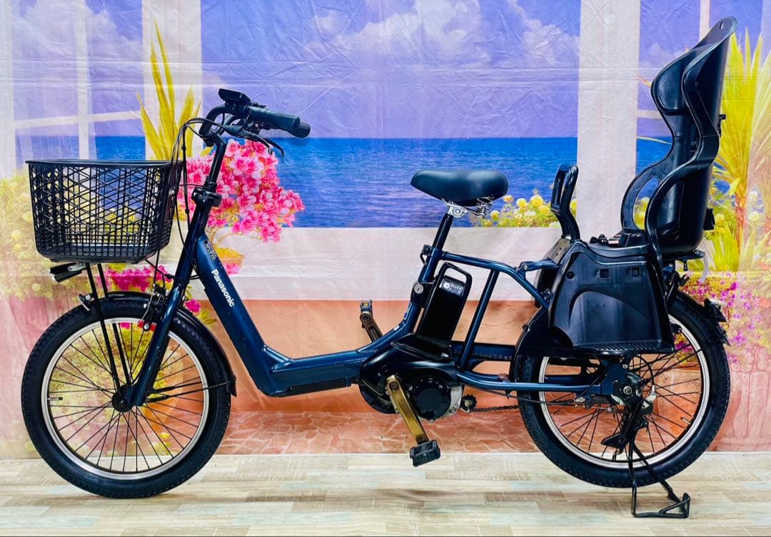 ギュットアニーズ⭐️16AH！パナソニック子供乗せ電動アシスト自転車