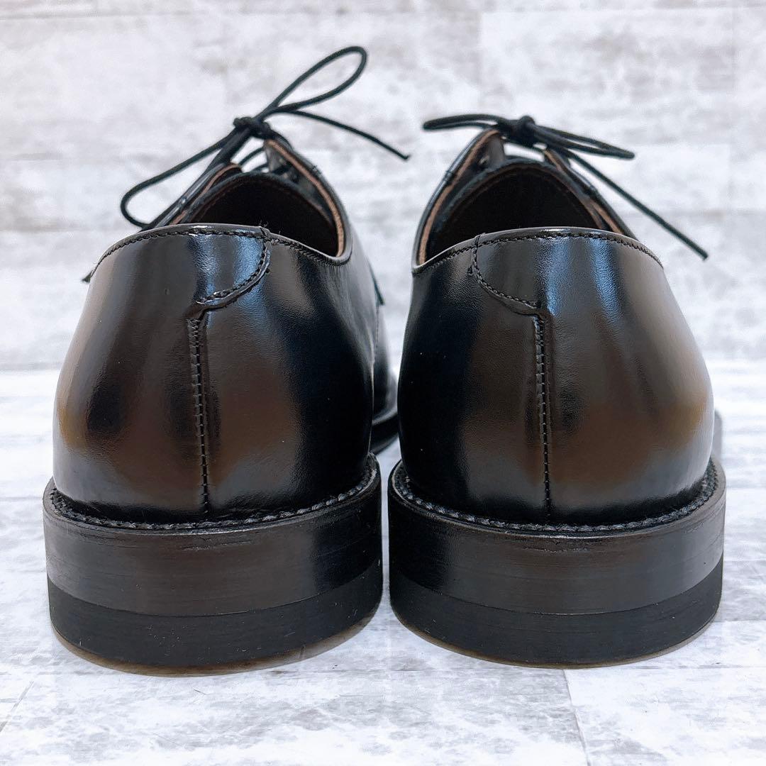 極美品✨ REGAL V081 外羽根 プレーントゥ 黒 25.5cm EE