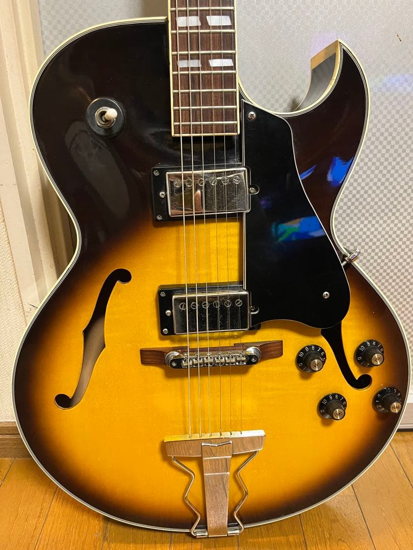 Greco S55 175 モデル73年製フルアコギター サンバースト 美品 - メルカリ