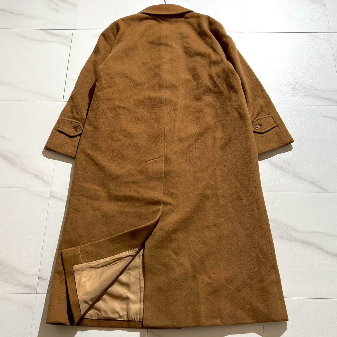 バーバリー ステンカラーコート カシミヤ キャメル ブラウン
