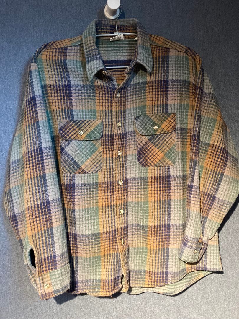 XL 90s FIVE BROTHER ネルシャツ 好配色 usa製 - メルカリ