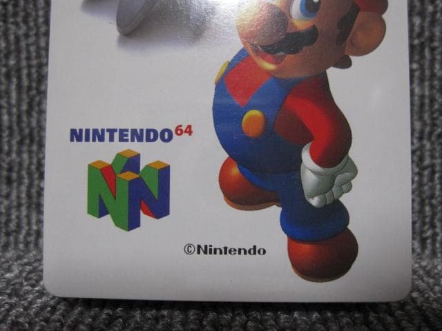 Nintendo ニンテンドー64 スーパーマリオ 非売品 トランプ 新品未開封