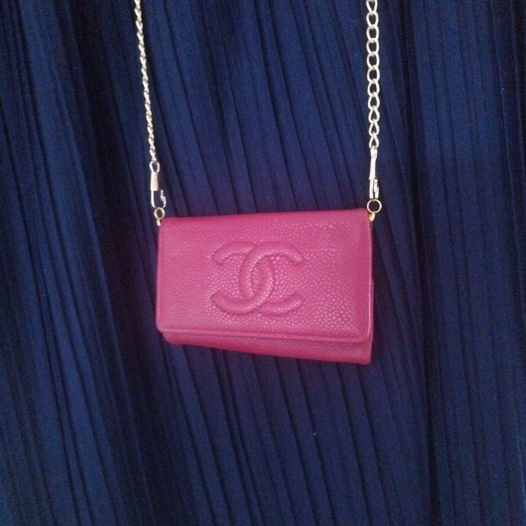 Chanel ピンク レザー キーケース　斜めがけ Amazon | [CHANEL] [ラッピング済み/セット品] シャネル キーケース 4