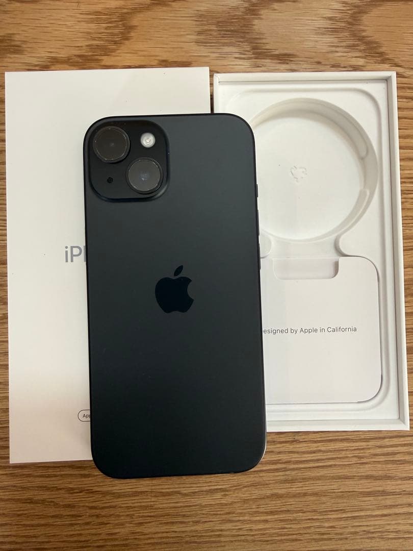 スマートフォン本体 iPhone 15 128GB iPhone 15 128GB - ブラック（SIMフリー）[整備済製品] - Apple（日本）