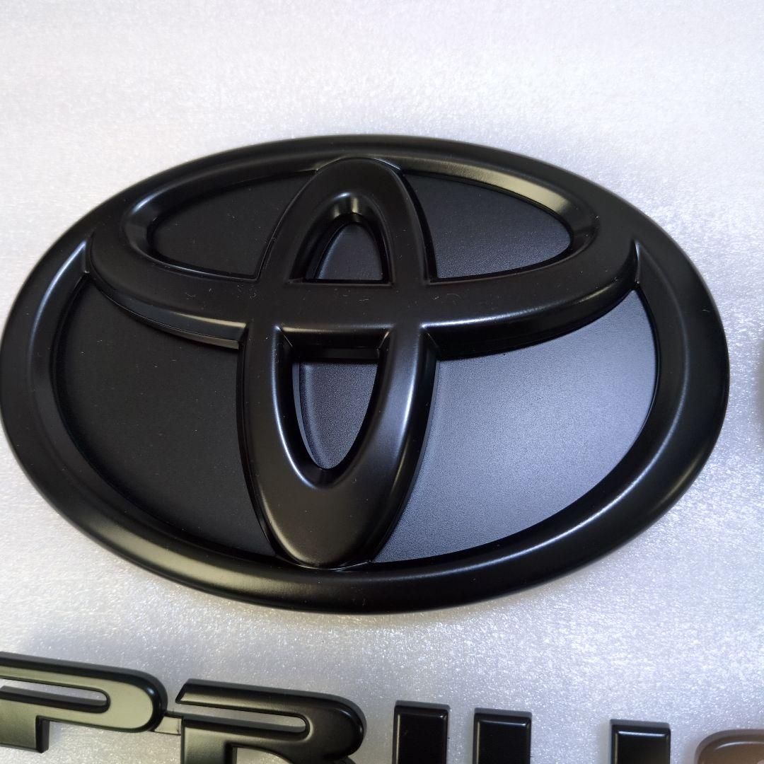 トヨタエンブレム 30プリウスエンブレムセット15 マットブラック 艶