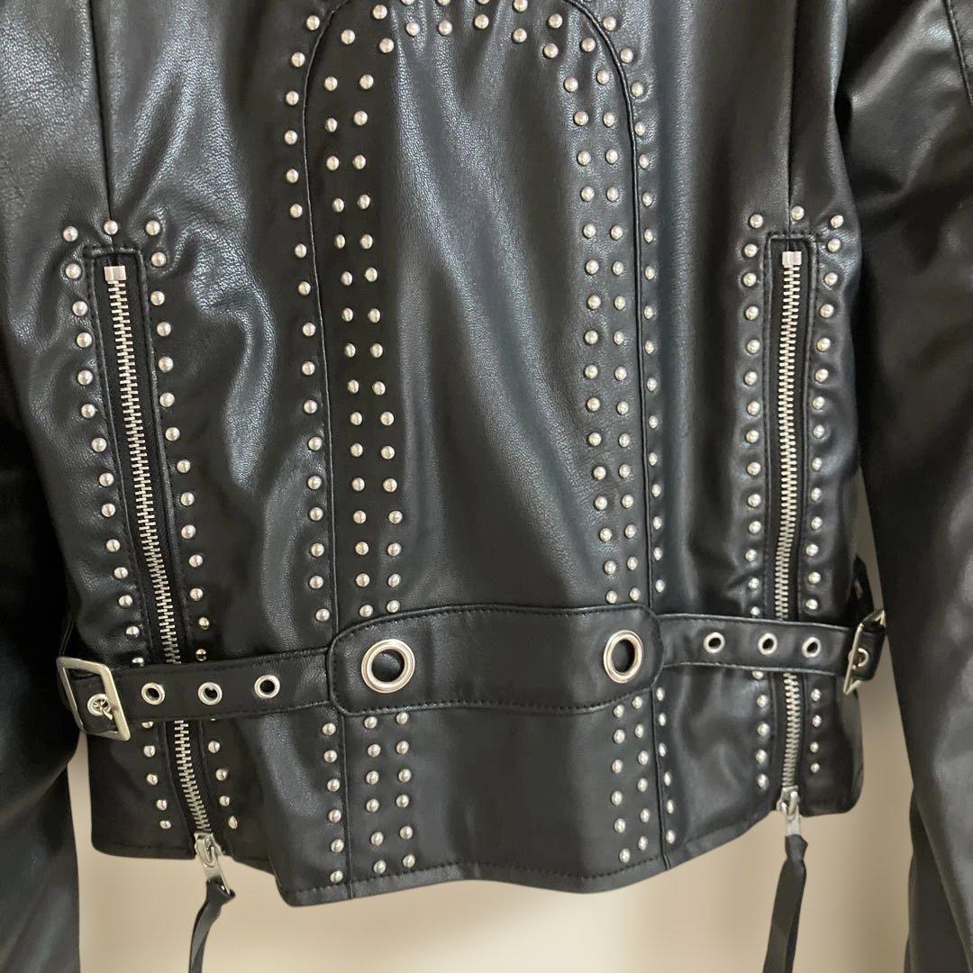 新品未使用タグ付き］激レア‼️GLAD NEWS スタッズライダースF