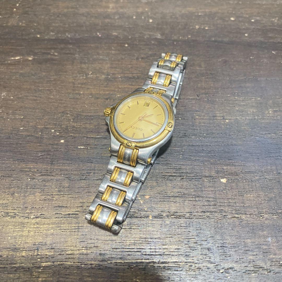 GUCCI グッチ 9040L ラウンドフェイス 腕時計 ステンレススチール GUCCI（グッチ） 腕時計 9040L ステンレススチール シルバー クオーツ