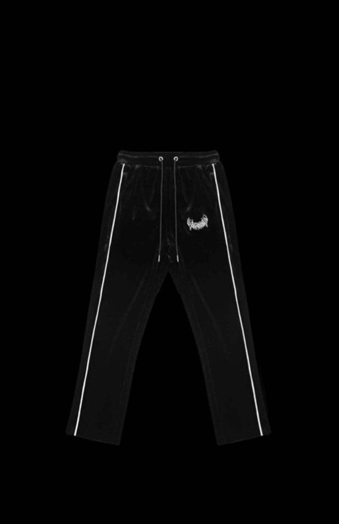 YXNGBRATZ ベロアパンツ Mサイズ 超希少Sサイズ】試着のみ YXNGBRATZ ヤングブラッツ ベロアパンツ