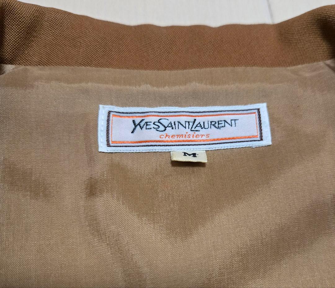 YvesSaintLaurentハーフコート ベージュ ヴィンテージ
