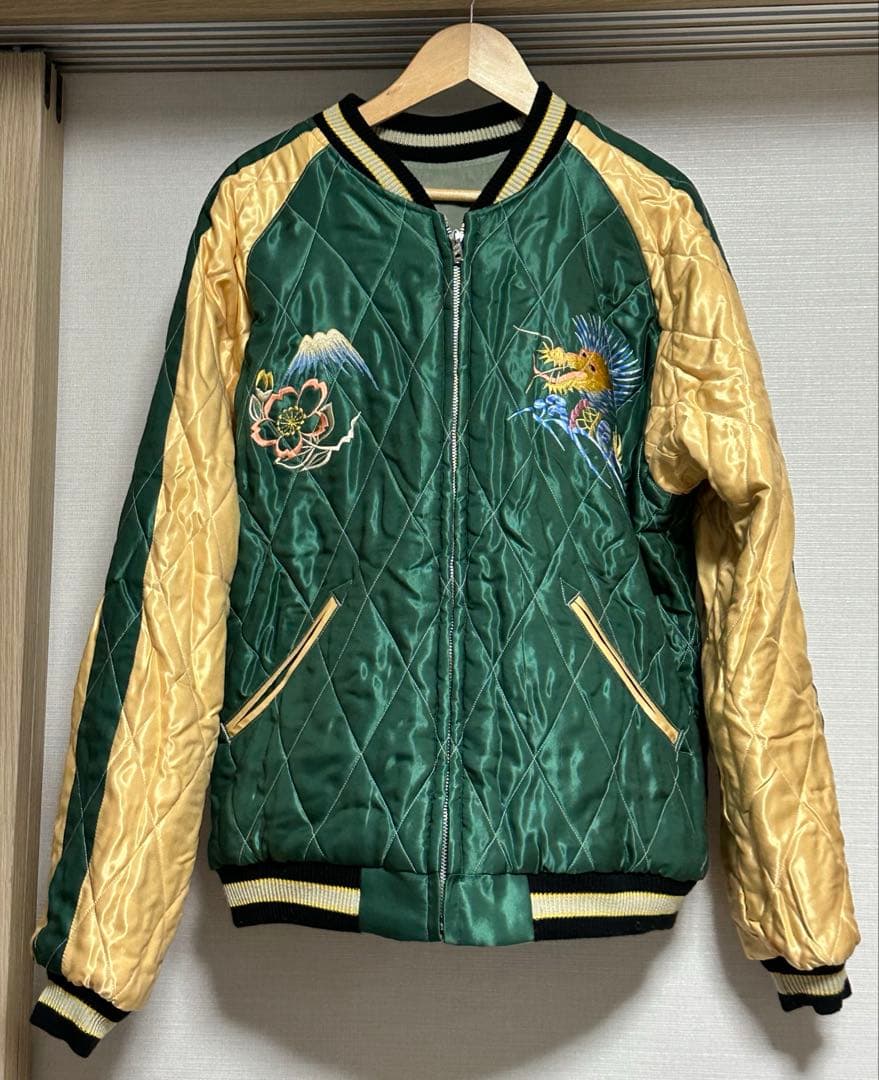 テーラー東洋 TT15544 141 M.GRN L 別珍×サテンスカジャン L - メルカリ