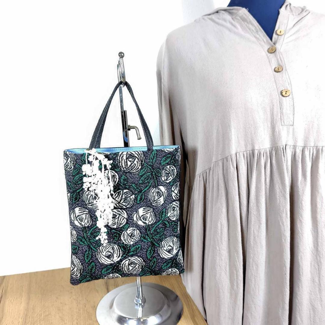 ミナペルホネン/rosyロージィーネイビー/手提げトーストサイズ - メルカリ