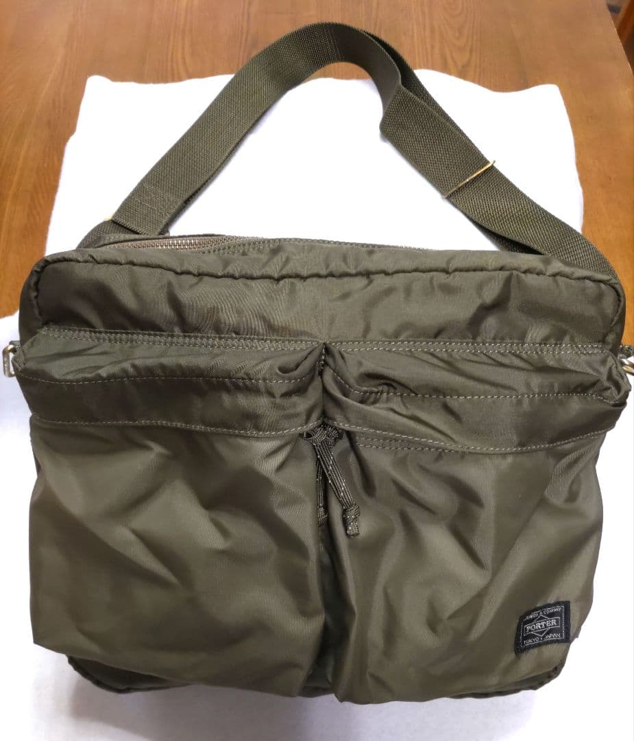 【美品】PORTER FORCE SHOULDER BAG 855-07415 ポーター フォース ショルダーバッグ 855-07415 PORTER FORCE 【送料