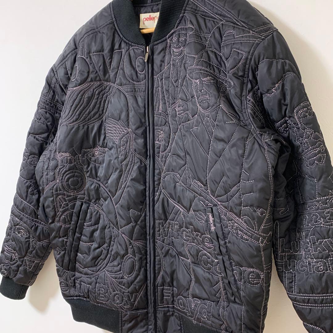 PELLE PELLE】ペレペレ メンズ キルティングジャケット 刺繍 レア