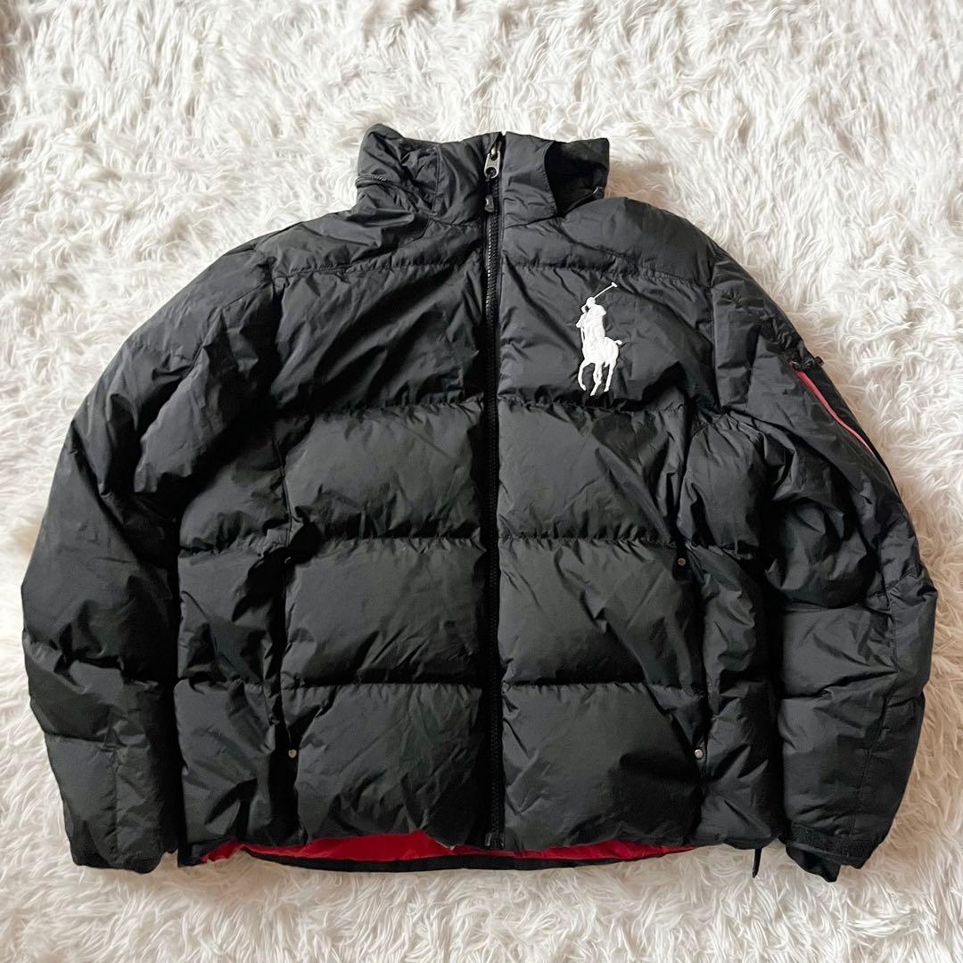 ビッグポニー✨ ポロラルフローレン ダウンジャケット ブラック XL
