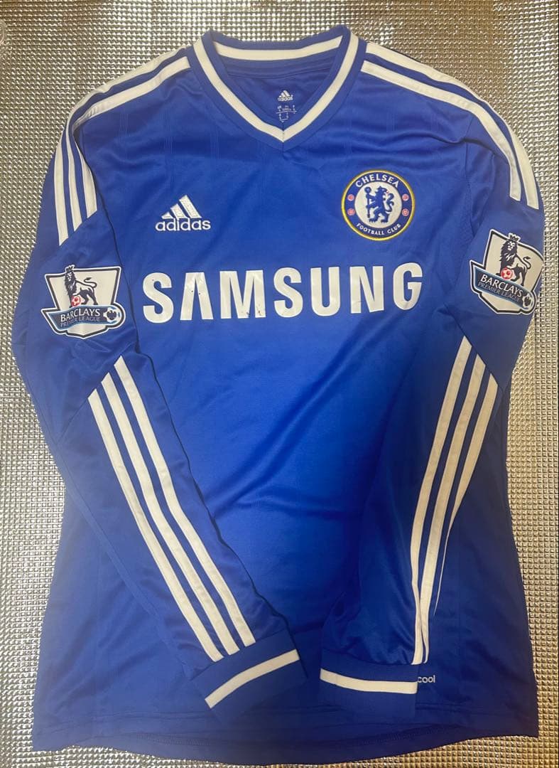 超レア！2012-13 チェルシーFC ホーム 長袖ユニフォーム adidas チェルシー 12/13 GKユニフォーム ホーム 長袖 レプリカ DM960