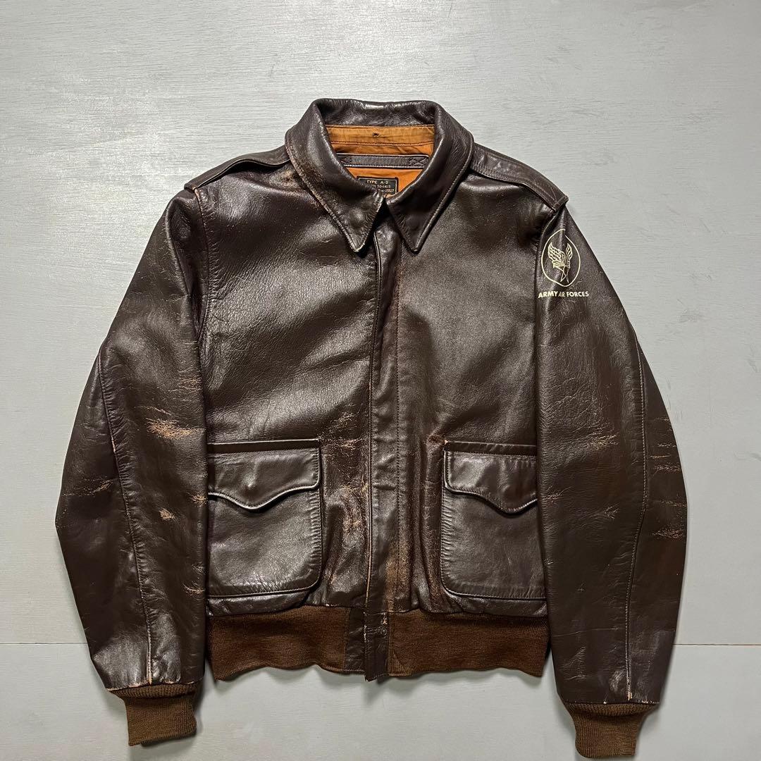Buzz Rickson A-2 レザージャケット 馬革 ホースハイド 36 S - メルカリ