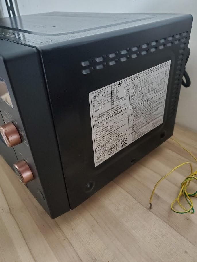 SHARP オーブンレンジ RE-F18A-B 2020年製 ブラック - メルカリ