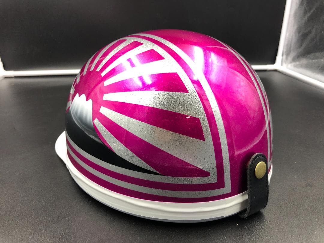 コルク半 カスタム 富士日章 三つボタン キャンディピンク ラメ 高級