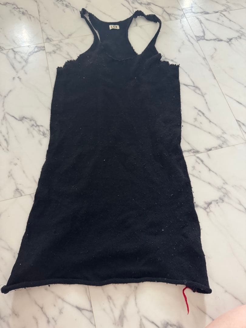 L.G.B. ブラック ノースリーブタンクトップ　メンズ0サイズ ARCADE（アーケード） タンクトップ メンズ ノースリーブ メンズ
