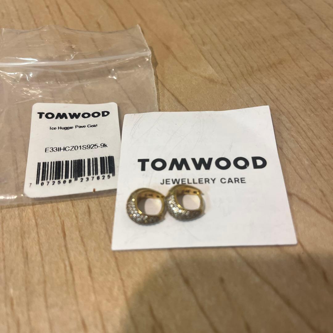 Ice Huggies Pave Gold ピアス レディース】Ice Huggies Pave Gold | TOMWOOD(トムウッド