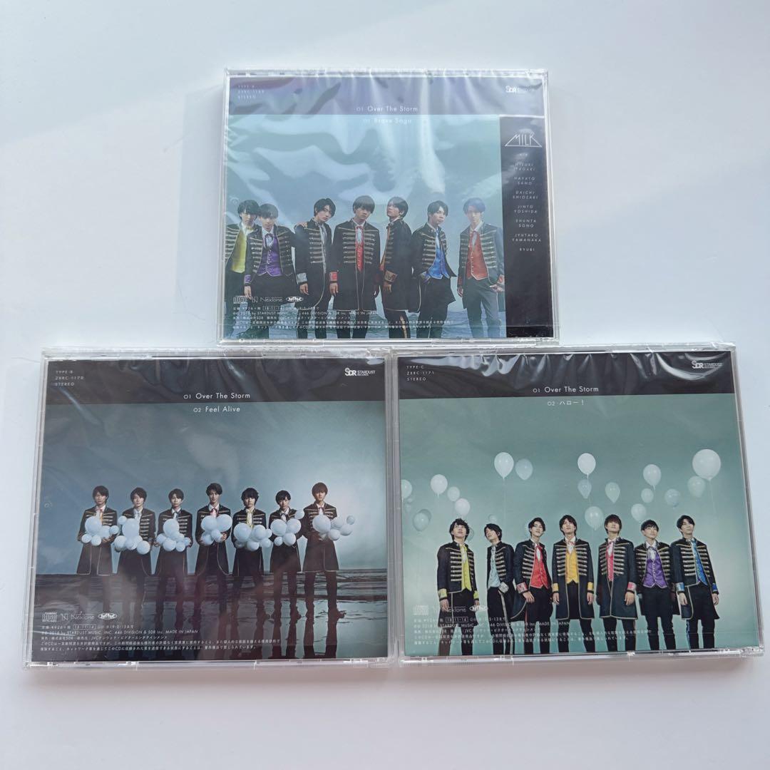 M!LK Over The Storm CD 3形態セット 宮世琉弥トレカ付き - メルカリ