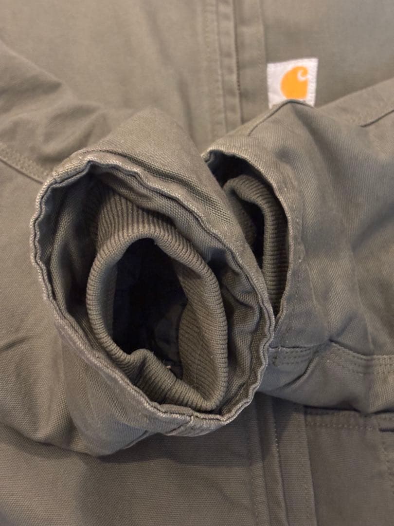 Carhartt ダックジャケット《美品》モスグリーン　デトロイト