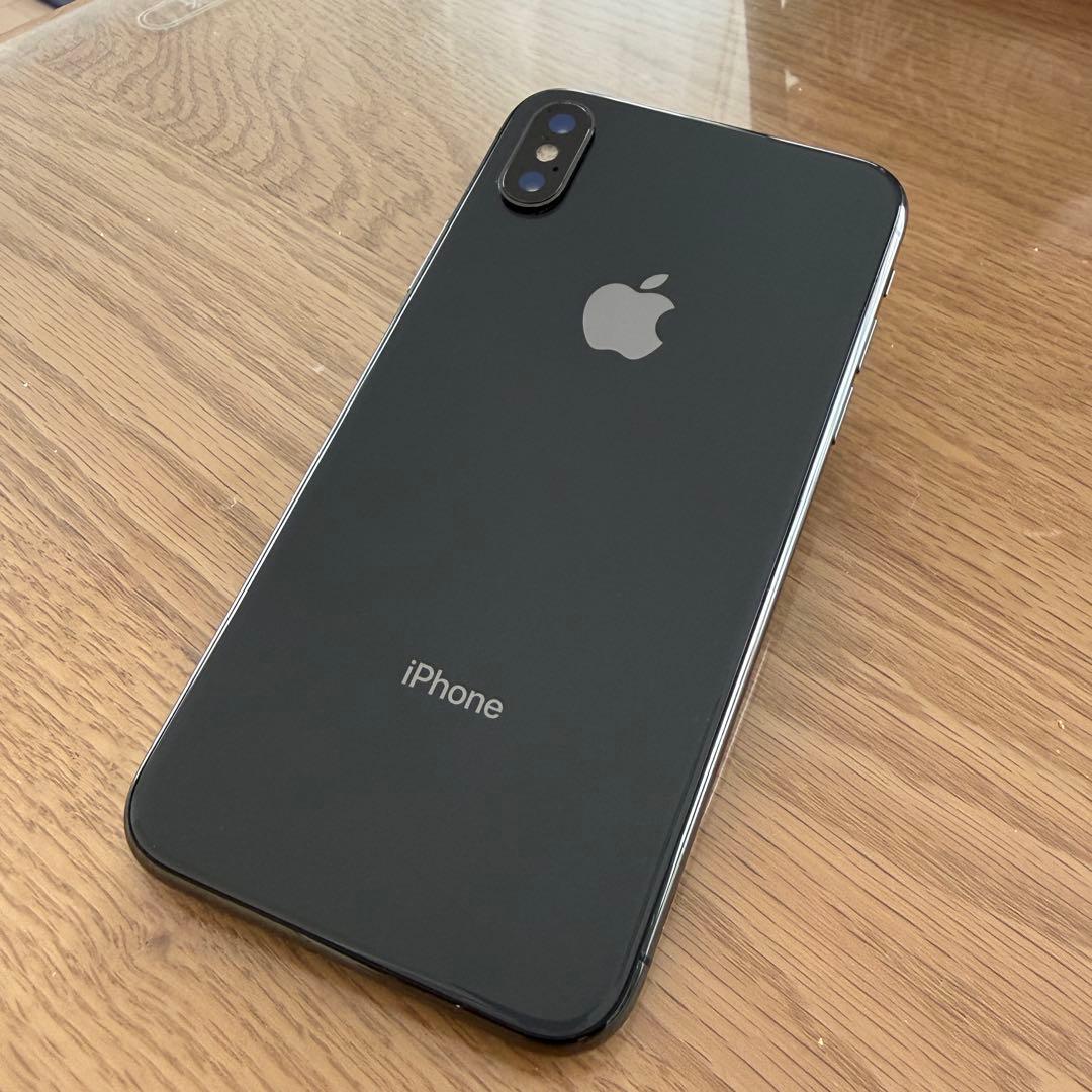iPhoneX 256GB スペースグレイ SIMフリー/画面キズなし/動作良好