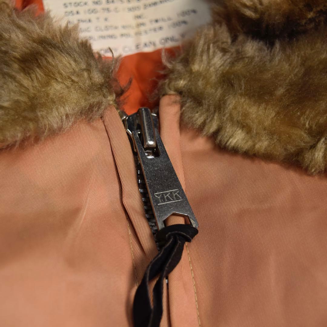 90s ALPHA MA-2 ファーカラー フライトジャケット ピンク y2k - メルカリ